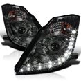 thumbnail image 1 of Spec-D Tuning Smoke LED Projector Headlights Compatible with 2006-2009 Nissan 350Z with Factory HID Headlight, Left + Right Pair Headlamps Assembly, 1 of 7