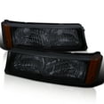 thumbnail image 1 of Spec-D Tuning Smoke Lens Bumper Lights Compatible with 2003-2007 Chevy Chevrolet Silverado 1500 2500 3500, Avalanche, L+R Pair Assembly, 1 of 7