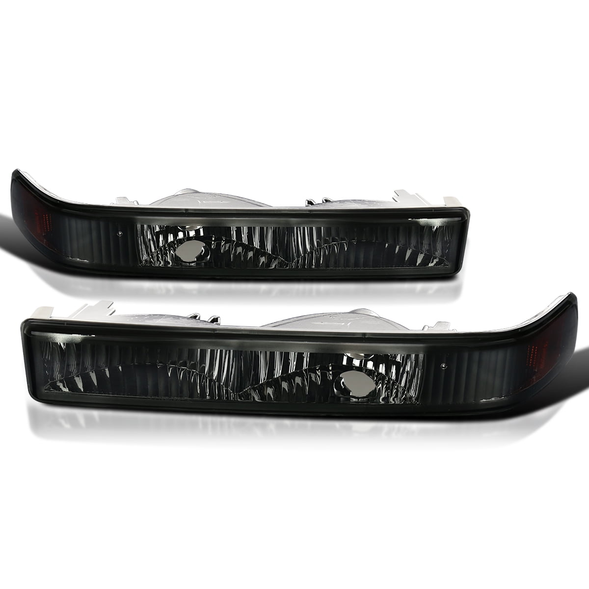 Spec-D Tuning Smoke Lens Bumper Lights Compatible with Chevy S10