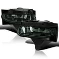 thumbnail image 1 of Spec-D Tuning Smoke Lens Driving Fog Lights + Bulbs + Switch Compatible with 1999-2004 Ford Mustang GT Models L+R Pair Assembly, 1 of 7