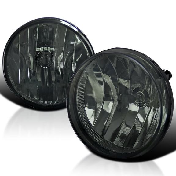 Spec-D Tuning Smoke Lens Fog Lights + H8 Bulbs + Switch Included Compatible with 2007-2014 GMC Sierra 2500 3500Hd L+R Pair Assembly