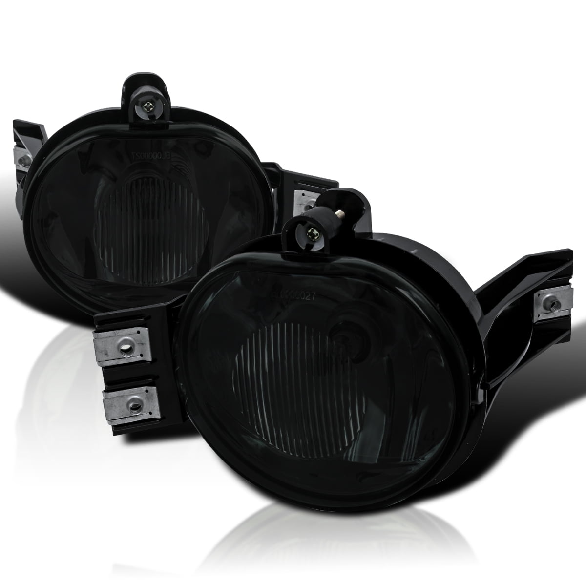 Spec-D Tuning Smoke Lens Fog Lights +HB4(9006) Bulbs Compatible with 2002-2008 Dodge Ram 1500 2500 3500, 2004-2006 Dodge Durango, L+R Pair Assembly