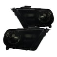 thumbnail image 1 of Spec-D Tuning Smoke Lens Headlights Compatible with 2010-2013 Ford Mustang L+R Pair Head Light Lamp Assembly, 1 of 6