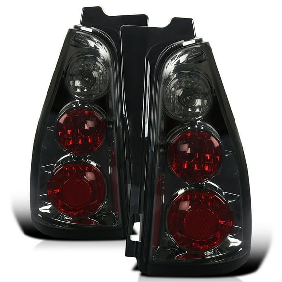 Spec-D Tuning Smoke Tail Lights Compatible with 2003-2005 Toyota 4Runner, Left + Right Pair Assembly