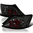 thumbnail image 1 of Spec-D Tuning Smoke Tail Lights Compatible with 2006-2011 Honda Civic Coupe 2 Door, Left + Right Pair Assembly, 1 of 7