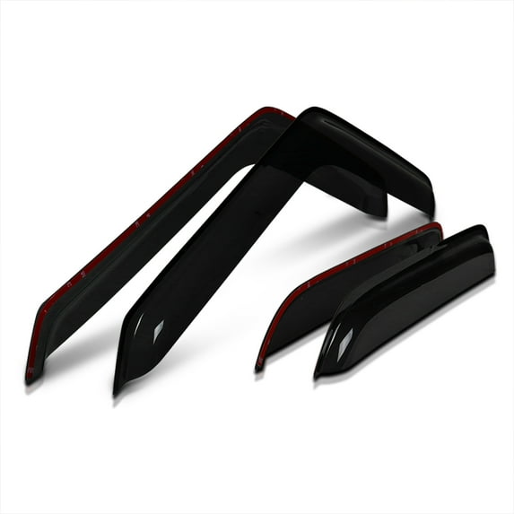 Spec-D Tuning Smoke Window Visors Rain Guard Vent Shade Deflector 4Pc Compatible with Chevy Blazer GMC Jimmy 1995-2005