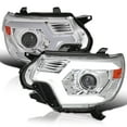 thumbnail image 1 of Spec-D Tuning Switchback Sequential LED Signal Bar Projector Headlight Compatible with 2012-2015 Toyota Tacoma Left + Right Pair Headlamps Assembly, 1 of 5