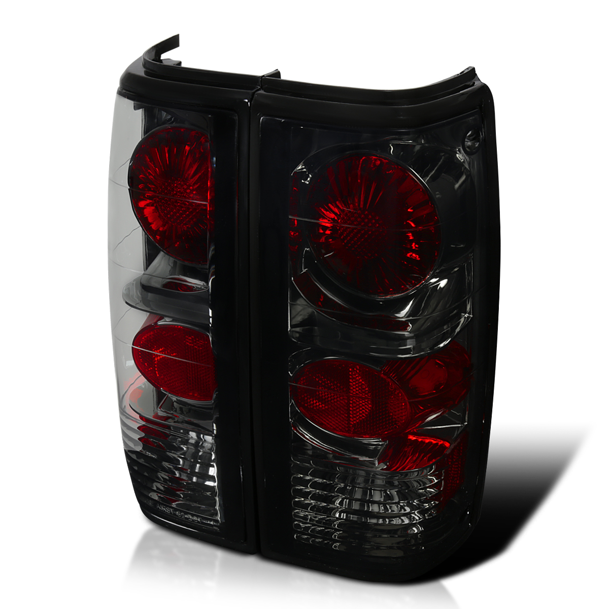Spec-D Tuning Tail Lights Smoke Lens Compatible with 1982-1993 Chevy S10, 1983-1994 Chevy S10 Blazer, 1983-1990 GMC S15, 1991-1993 GMC Sonoma, Left + Right Pair Assembly