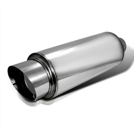 Spec-D Tuning Universal 4" Fireball Racing Exhaust Muffler Slant Tip 2008 Chevrolet Impala