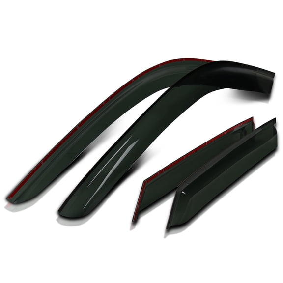 Spec-D Tuning Window Visors Rain Guard Vent Shade Deflector 4Pc Compatible with Chevrolet Chevy Trailblazer 2002-2009