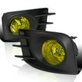 thumbnail image 1 of Spec-D Tuning Yellow Bumper Driving Fog Lights + Bulbs + Switch Compatible with 2011-2013 Scion Tc L+R Pair Assembly, 1 of 7