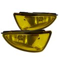 thumbnail image 1 of Spec-D Tuning Yellow Fog Lights + H8 Bulbs + Switch Compatible with 2004-2005 Honda Civic 2/4Dr, L+R Pair Assembly, 1 of 7