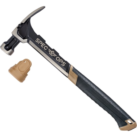 Spec Ops Tools 2036956 28 oz Milled Face Claw Hammer with 13 in. Steel Handle