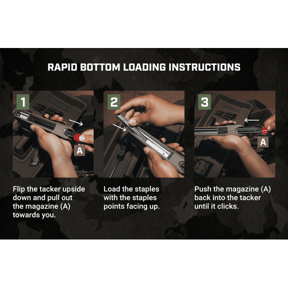 Spec Ops Hand Tacker Staple Gun1 - Pack of 12 Residential Use, Standard Application