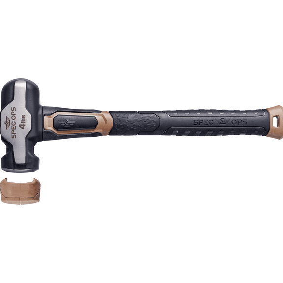 Spec Ops High Carbon Steel Sledge Hammer2 - Single Pack Heavy-Duty Construction, Professional Use