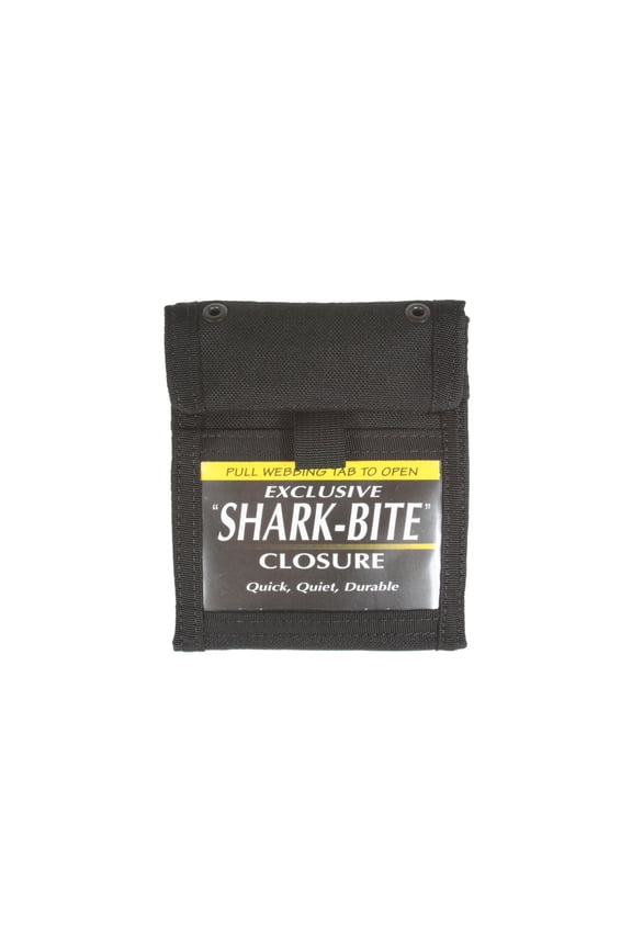 T.H.E. Wallet, BK - Black w/ 'Shark-Bite' Closure