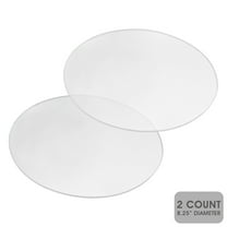 Spec101 Acrylic Cake Disc, 8.25 Inch 2 Pack - Round Acrylic Cake Disc Set,  Acrylic Disk for Cake Decorating, 1/8in Thick