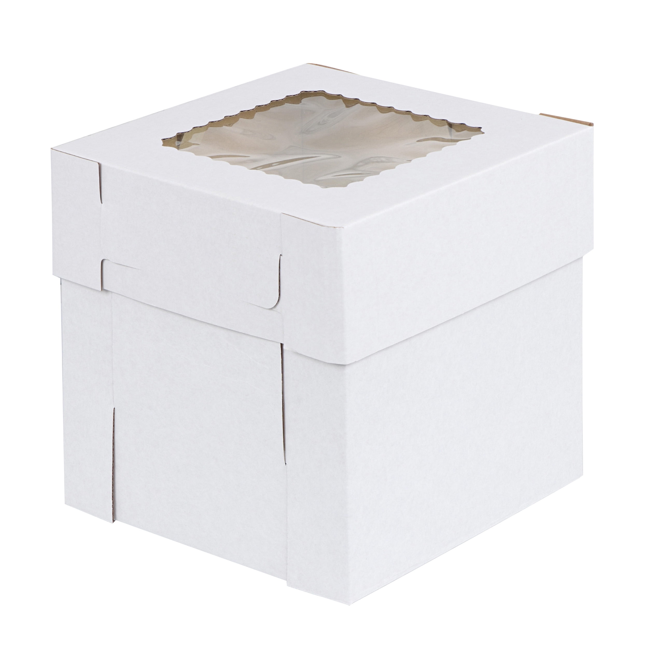 Spec101 Cake Boxes with Window 8 x 8 x 8 Inch - 60pk Pastry Boxes and ...