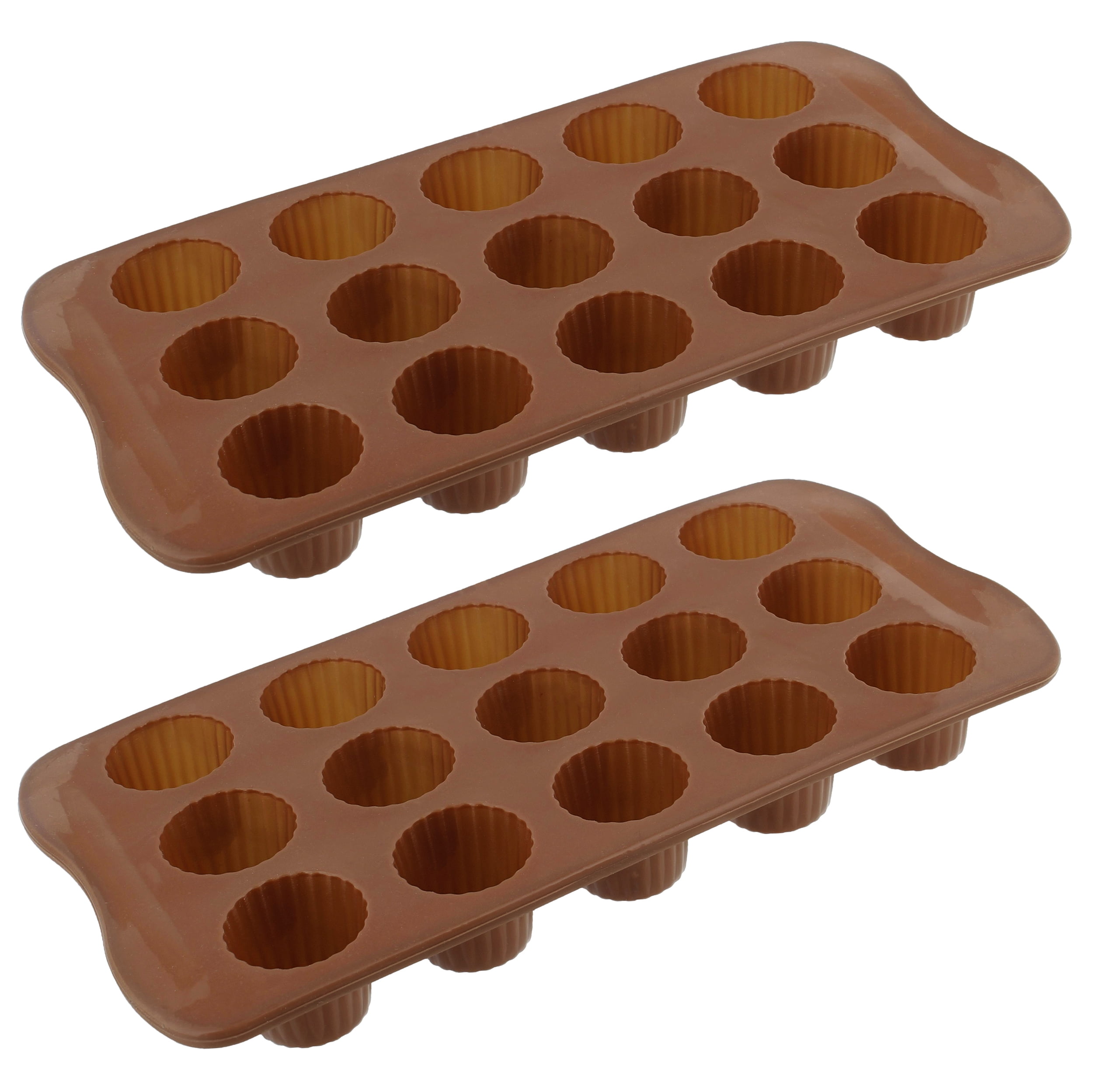 Spec101 Silicone Mold Tray 2pk - 15 Cavity Small Peanut Butter Cup Mold  Trays