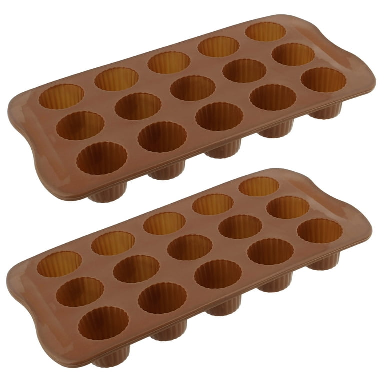 Spec101 Silicone Mold Tray 2pk - 15 Cavity Small Peanut Butter Cup Mold  Trays 