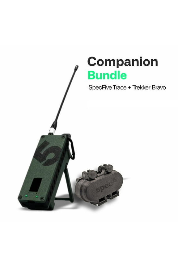 GPS Tracker Bundle for K9 Handlers and Search Teams, Subscription-Free, No WiFi or Cellular Needed