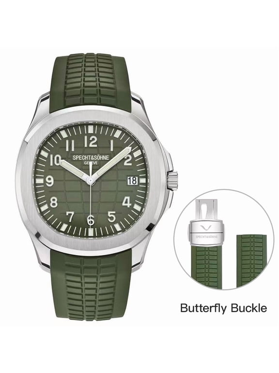 Hot selling Men's Automatic Mechanical Watch Miyota 8215 Movt Sports Watch Emerald Shining 50M Waterproof