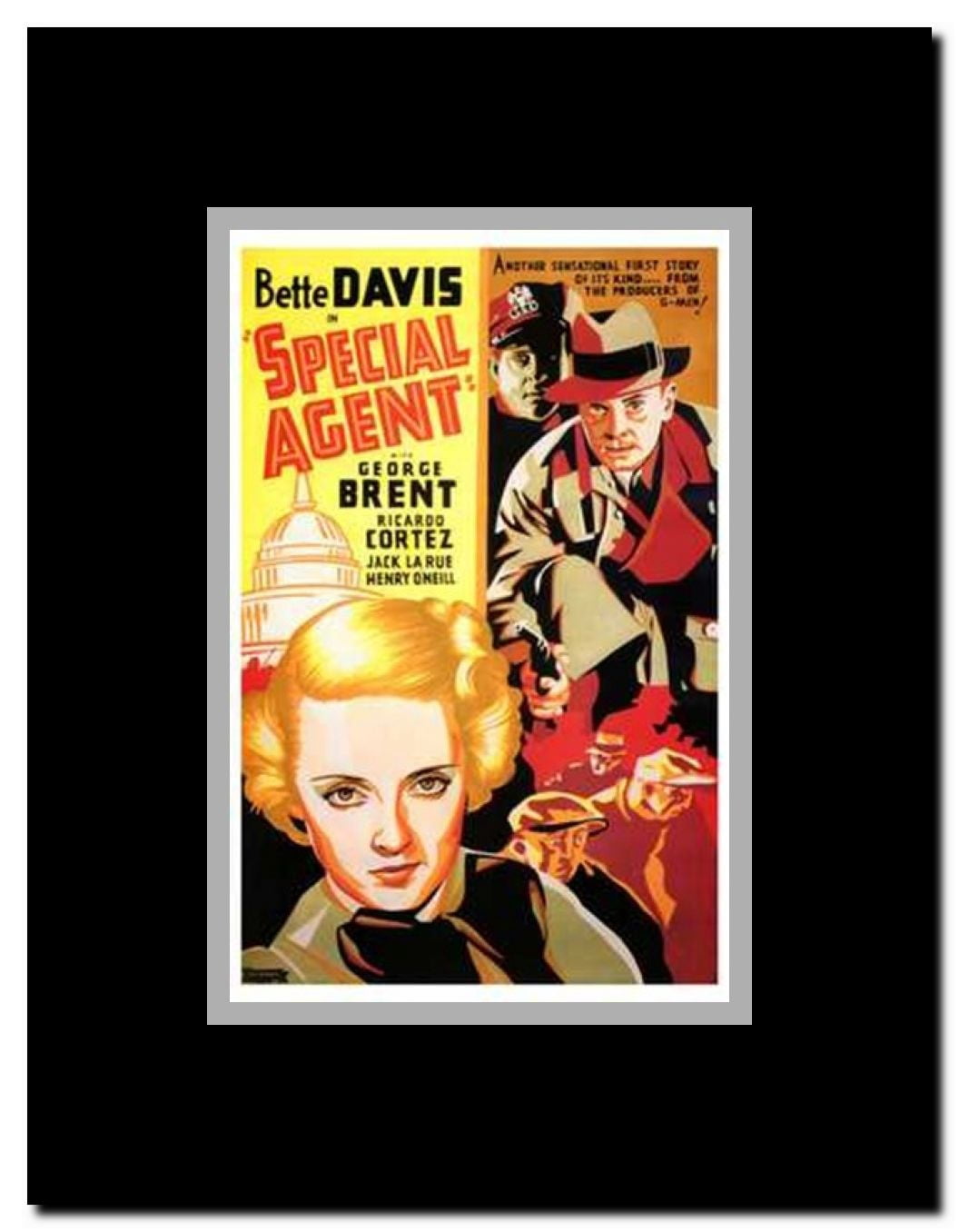Special Agent Framed Movie Poster