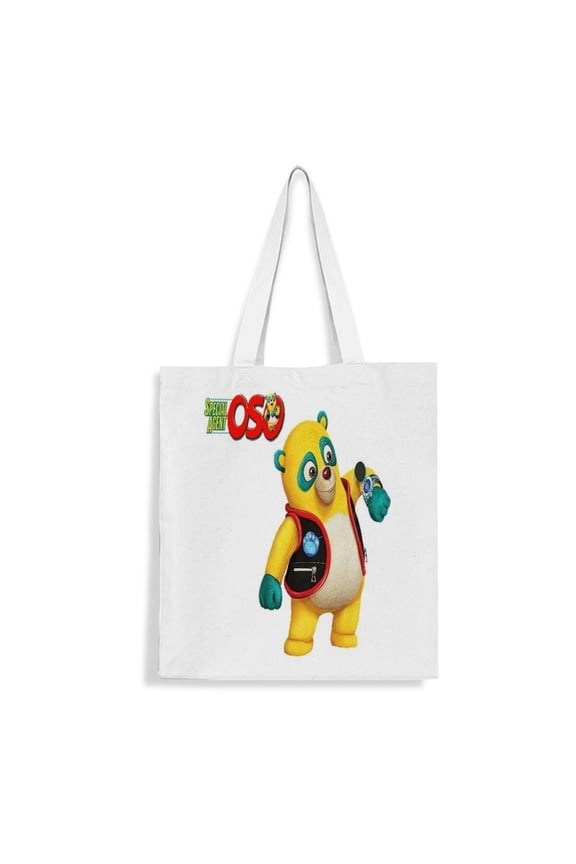 Special Agent Oso Tote Bag Fans Inspired Gift Lover Shoulder Bag Shopping Canvas Merchandise