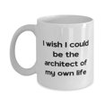 thumbnail image 1 of Special Architect Gifts, I wish I could be the architect of my own life, Holiday 15oz Mug For Architect, Funny architect gifts, Gifts for architects, Architecture gifts, Gag gifts for, 1 of 2