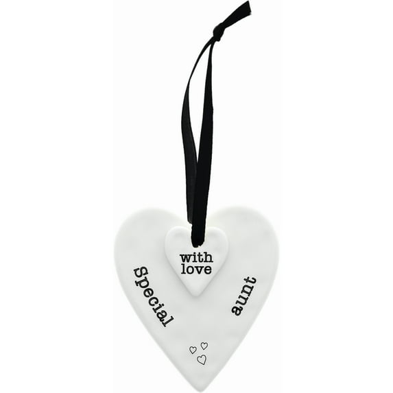 Pavilion Gift Company - Special Aunt - 3" Ceramic Keepsake Heart Plaque