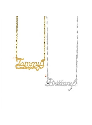 Walmart jewelry 2024 name necklaces