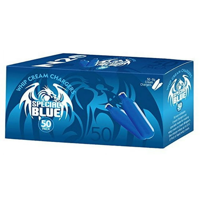 UltraPure Special Blue N20 Nitrous Oxide Whipped Cream Chargers with