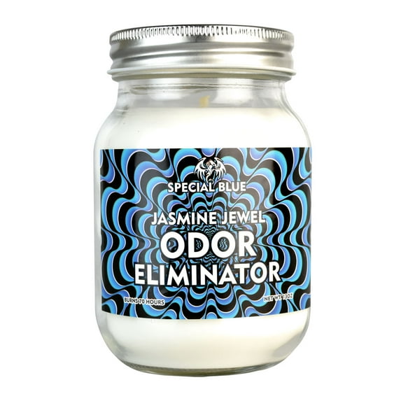 Special Blue Odor Eliminator Candle - 13oz / Jasmine Jewel