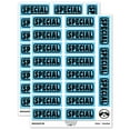 thumbnail image 1 of Special Bold Border Sticker Set - Light Blue - Matte Finish - 2.00" Large, 1 of 7