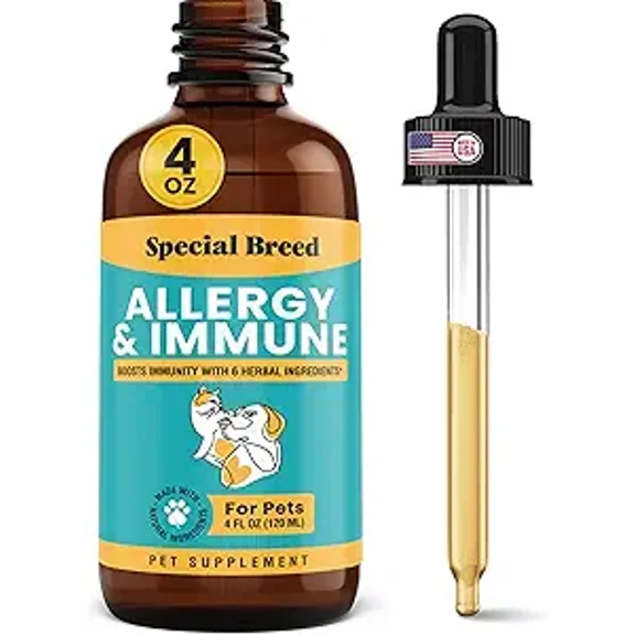 Special Breed Allergy & Immune with Elderberry, Allergy Relief for Cats and Dogs, Anti Itch Treatment, Relief for Pet Allergies, Immune Support for Cat or Dog, 4 oz