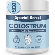 Special Breed Bovine Colostrum for Dogs and Cats, Immune Support Supplement for Allergy and Itch Relief, Grass Fed Colostrum Powder 240 Grams