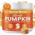thumbnail image 1 of Ultimate Pumpkin for Dogs (16 oz) - with Organic Pumpkin, Apple, Sweet Potato, Miscanthus Grass & Blueberry, Digestive Support Relief for Constipation, Loose Stools, and Upset Stomaches, 60 Scoops, 1 of 8