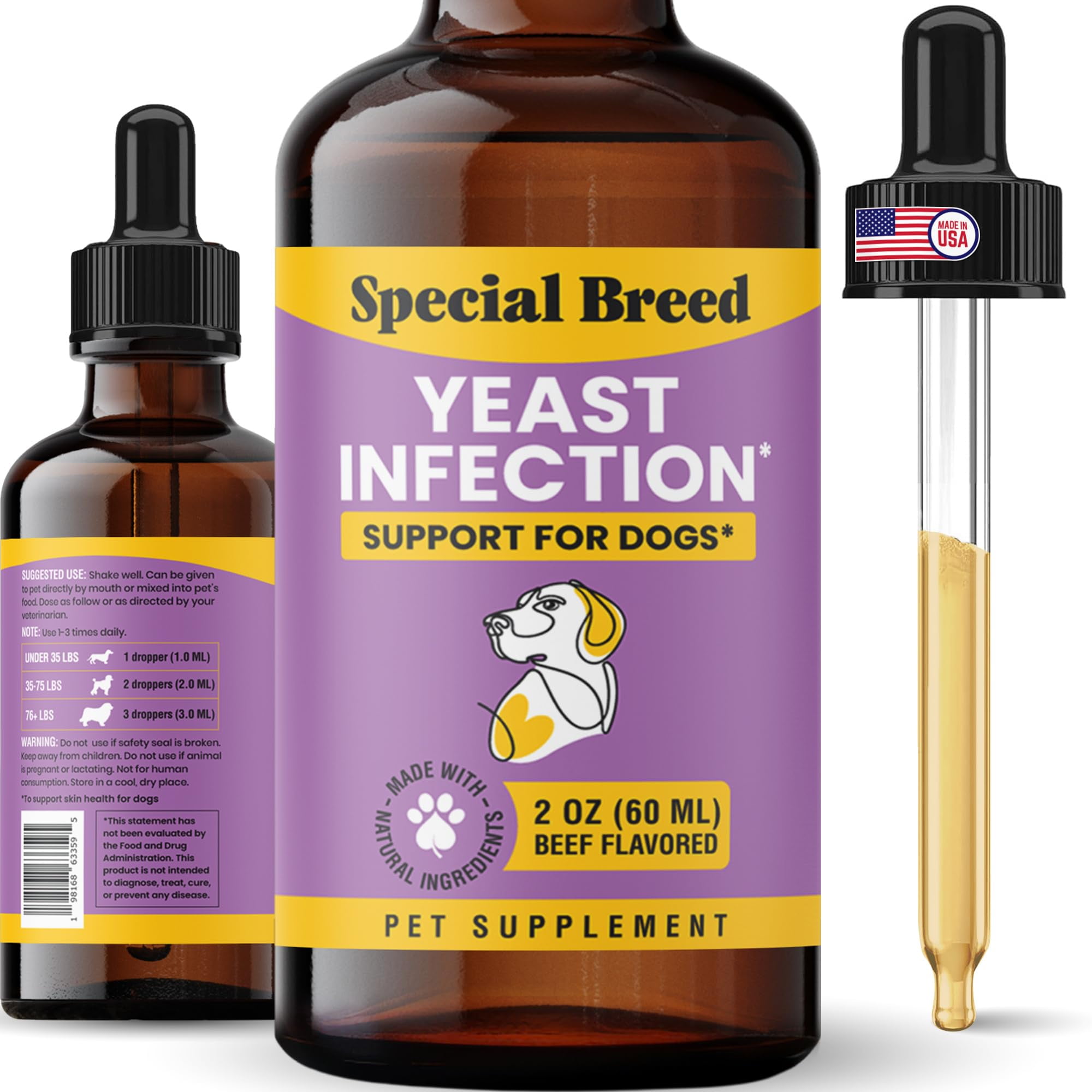 Special Breed Yeast Infection Treatment for Dogs Soothing Itch Relief