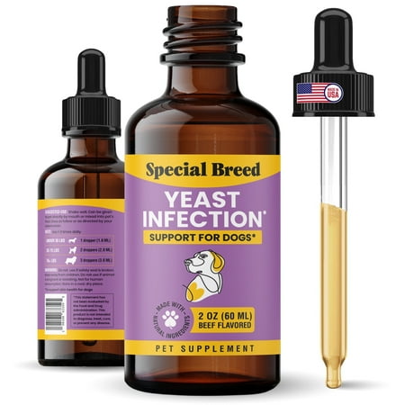 Special Breed Yeast Infection Treatment for Dogs - Soothing Itch Relief, Ear Infection Treatment, Reduces Irritation & Inflammation, 2 oz