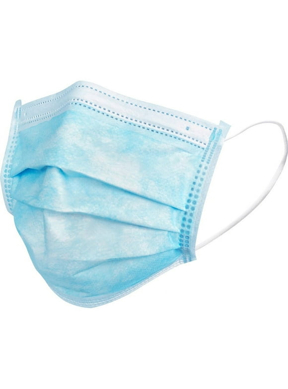 Special Buy Child Face Mask - Recommended for: Face - Disposable, 3-ply, Comfortable, Soft, Pleated, Earloop Style Mask, Latex-free - Blue - 50 / Box | Bundle of 5