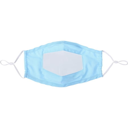 Special Buy, SPZ85175, See-Through Face Masks, 2 / Bag, Transparent,Blue