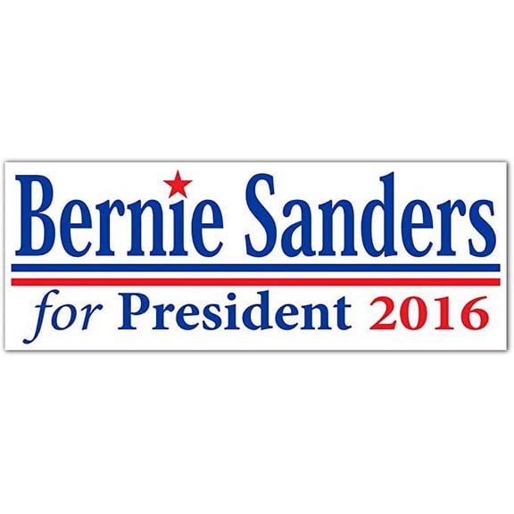 Special COMBO deal! Pack of (3) Three Vote for Bernie Sanders 2016 Election Bumper Sticker Decal 3x8 in.