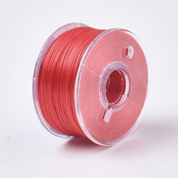 Special Coated Nylon Beading Threads for Seed Beads Red 0.1mm about 50yards/roll