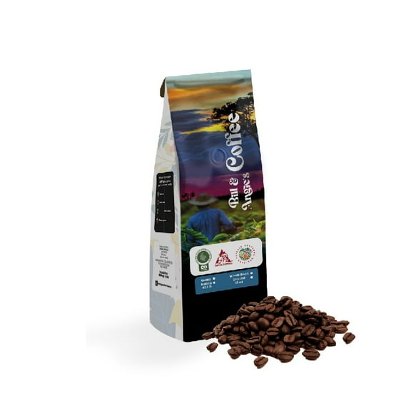 Special Coffee Medium Roast Artisanal Colombian Bill and Angie's Coffee Whole Bean 8 oz