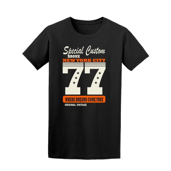 Special Custom Bronx New York T-Shirt Men -Image by Shutterstock, Male 3X-Large