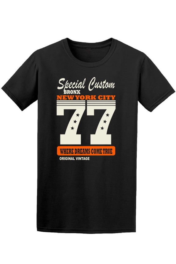 Special Custom Bronx New York T-Shirt Men -Image by Shutterstock, Male 3X-Large