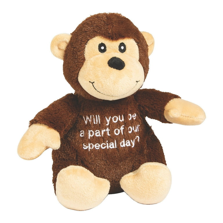 Special Day Plush Wedding Monkey Toys Piece