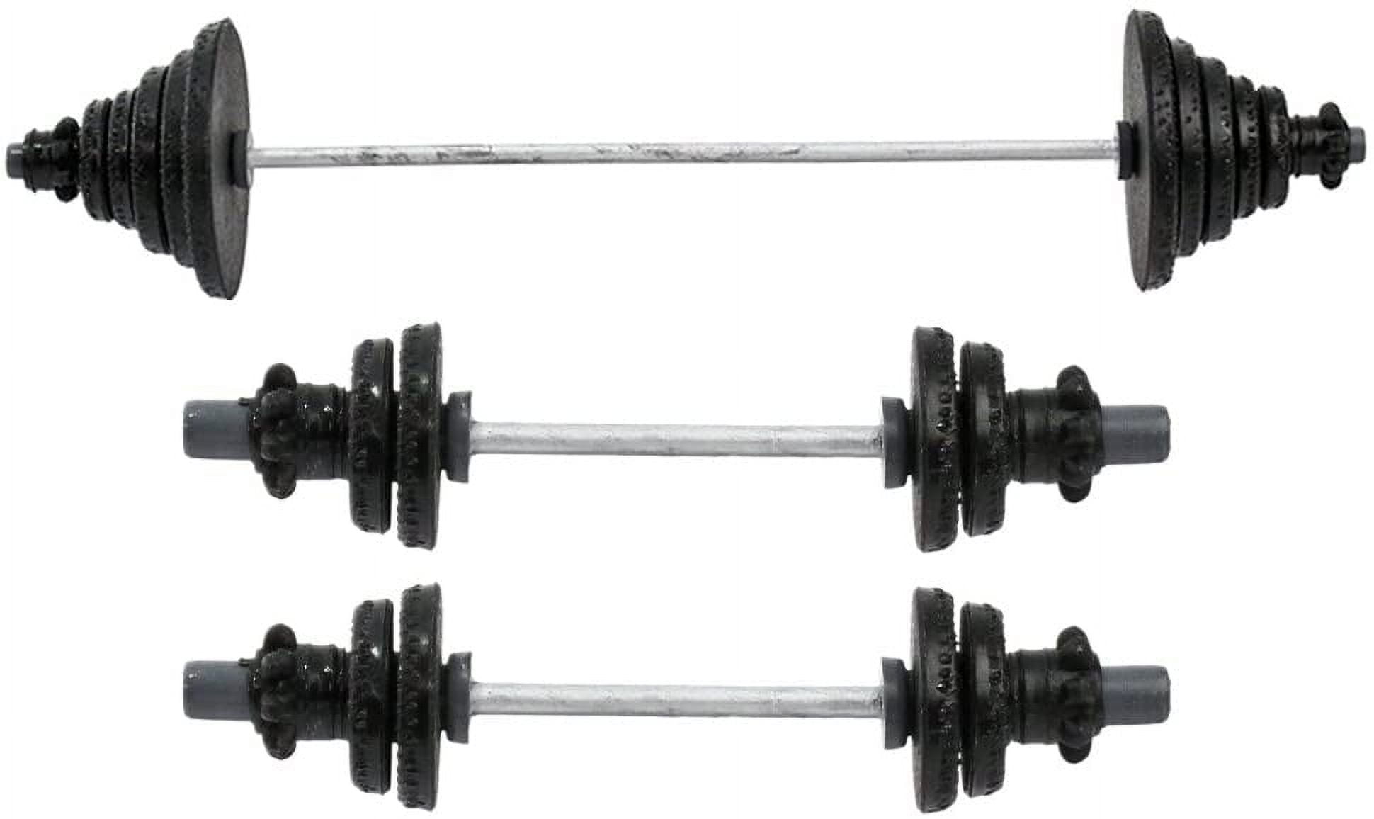Opti cast on sale iron dumbbell set