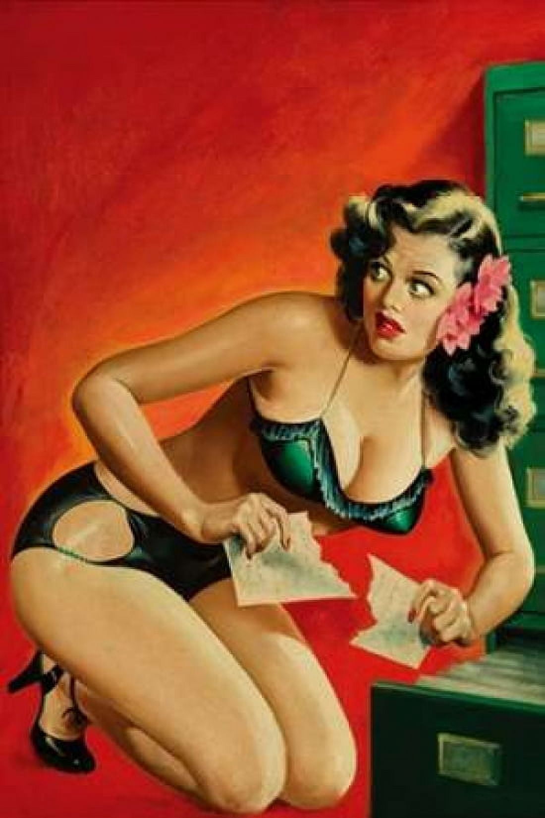 Special Detective Pulp Cover Evidence Canvas Art - Peter Driben (12 x 18)
