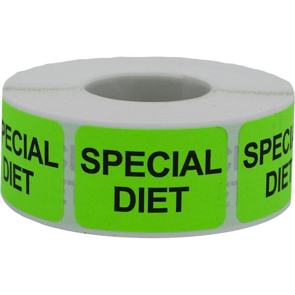 Special Diet Labels | 1 x 1.5 - 500 Pack